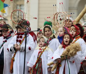 Рождество, колядники