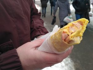 Котлета в тесте, еда, Академгородок, быстрое питание, шаурма