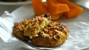 Тыквенное печенье с орехами