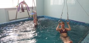 занятия в бассейне санаторий Арктика