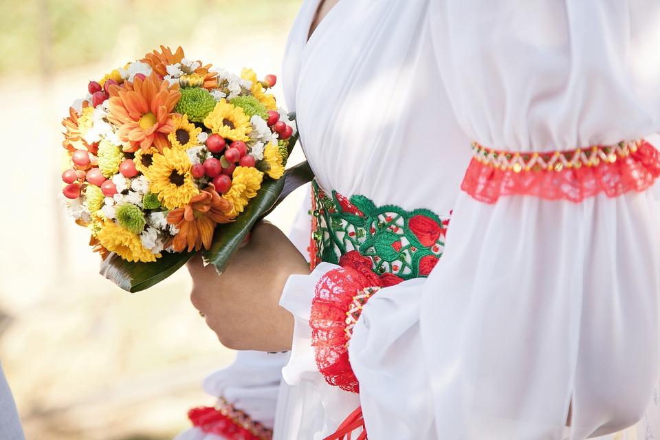 свадебный букет невесты