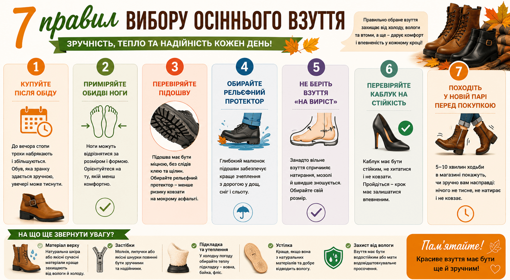 Взуття на осінь